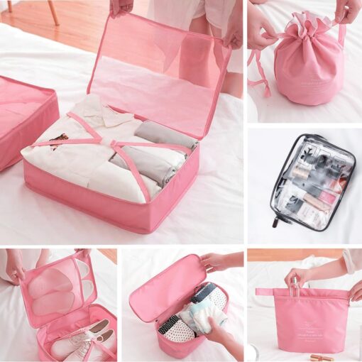 Packing Cubes for Travel 9 Piece Set, Lightweight Travel Organizer Bags for Luggage, Suitcase Organizer Bags Set for Travel Accessories - Image 3