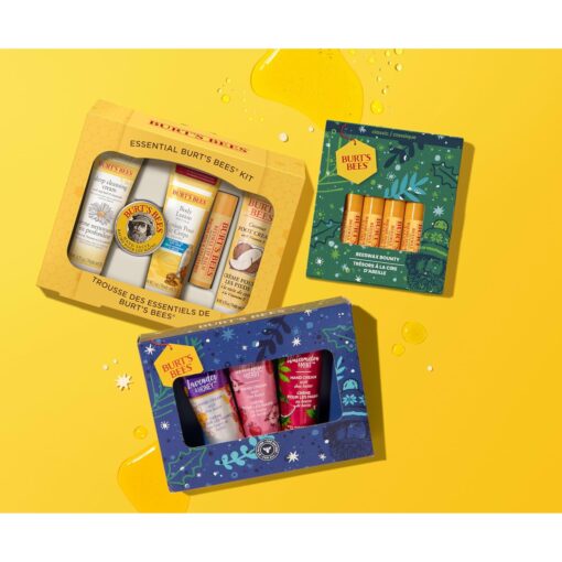 Burt's Bees Gifts Ideas - Essential Everyday Beauty Set, 5 Travel Size Products - Deep Cleansing Cream, Hand Salve, Body Lotion, Foot Cream and Lip Balm - Image 14
